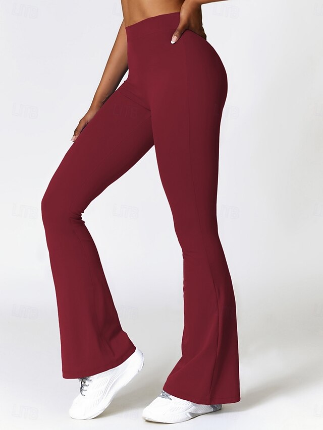 Women's Bell Bottom Chinos Vacation Streetwear Casual Full