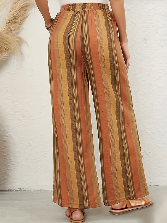 Women's Slacks Pants Trousers Casual Full Length Natural
