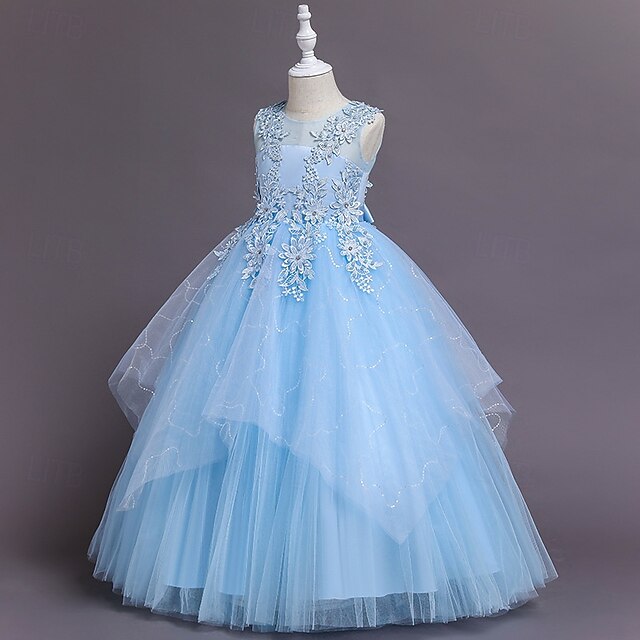 Girls' Princess Girl Flower Dress Kid's