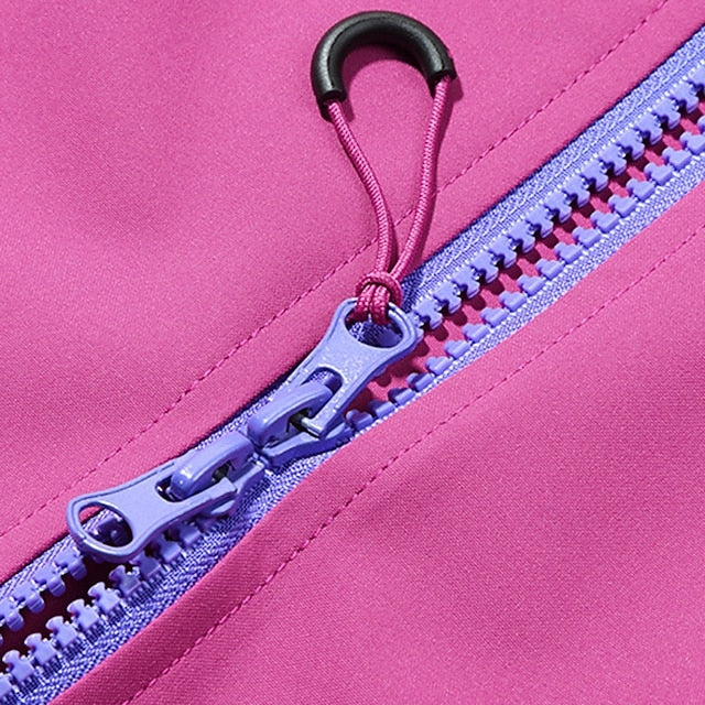 Women's Hooded Jacket Full Zip Jacket with Pockets Long