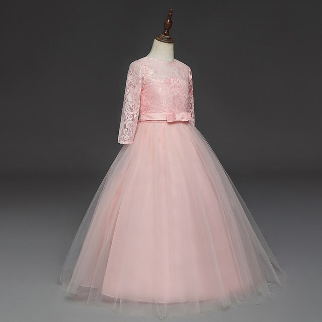 Prom Girl 3-13 Princess Years Flower Dress Lace Kids