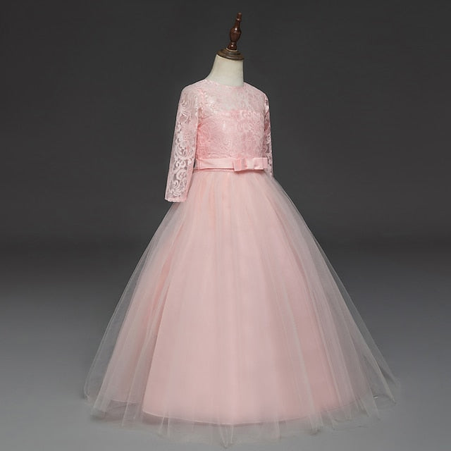 Kids Flower Girl Prom 3-13 Princess Years Lace Dress