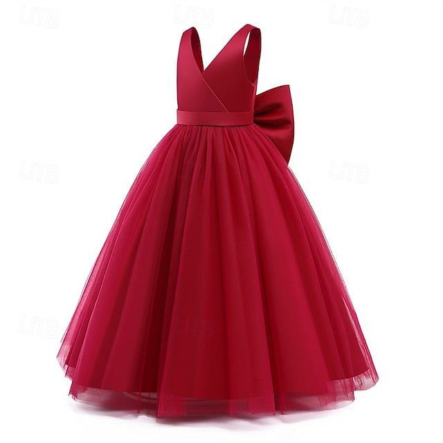 Girls' Flower Kid's Dress Princess Girl