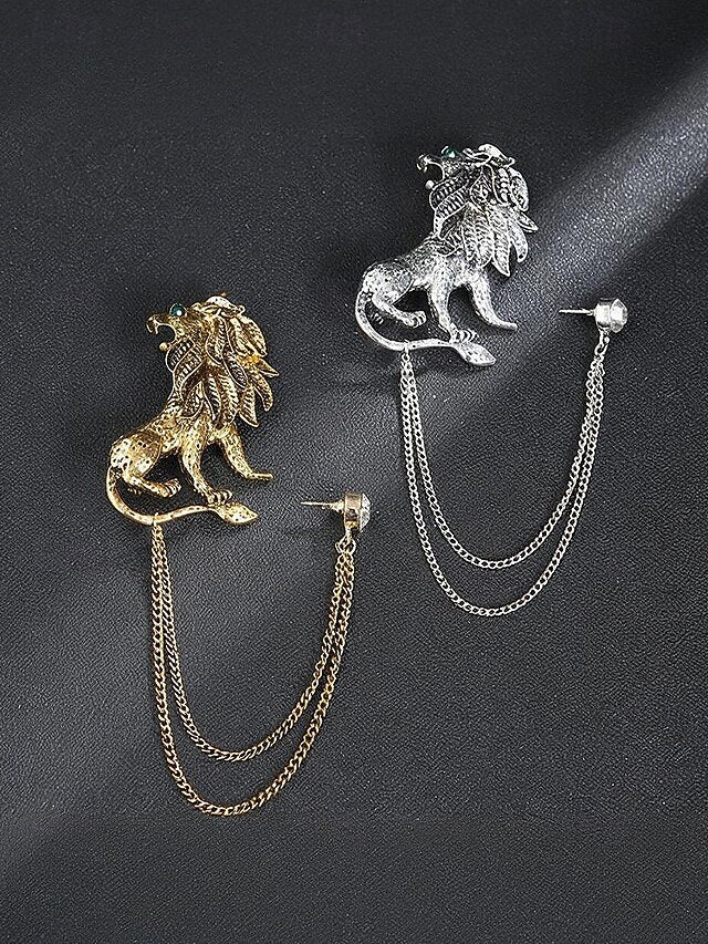 Lapel with Brooch Christmas Men's Pin Deer