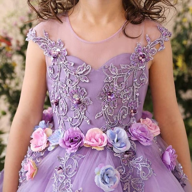 Dress Princess Flower Girls' Girl Kid's