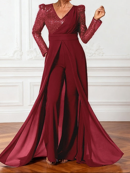 of Sparkle Mother Elegant Shine Jumpsuits the Dress Bride