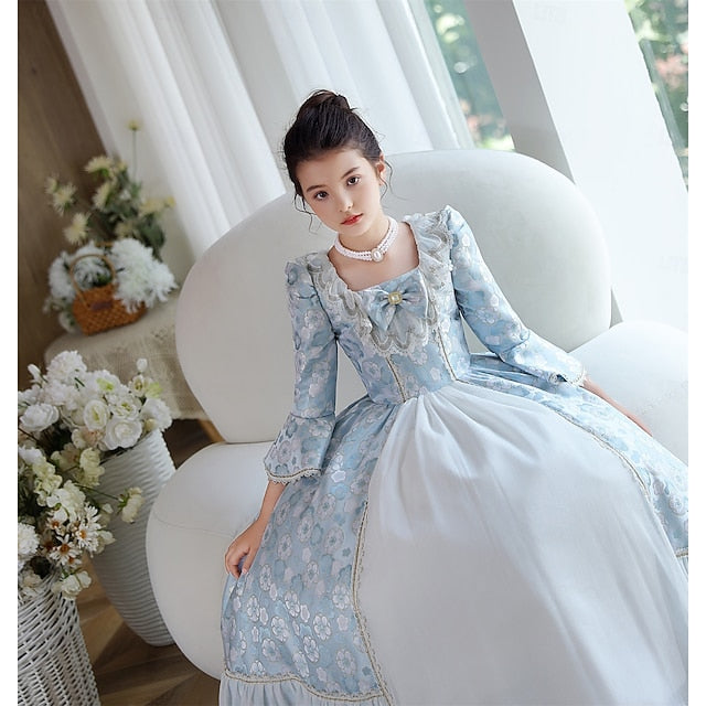 Masquerade Vintage Rococo Inspired Flower Dress Gothic Girl