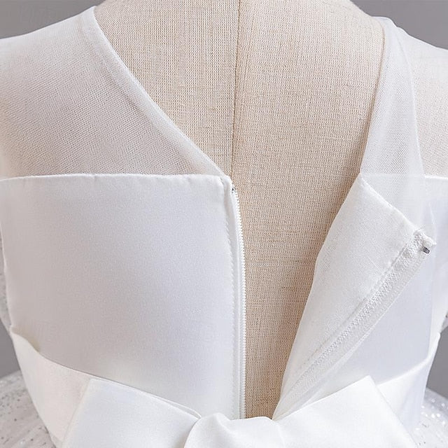 Dress Girl Girls' Flower Kids Sleeveless Party Sequin