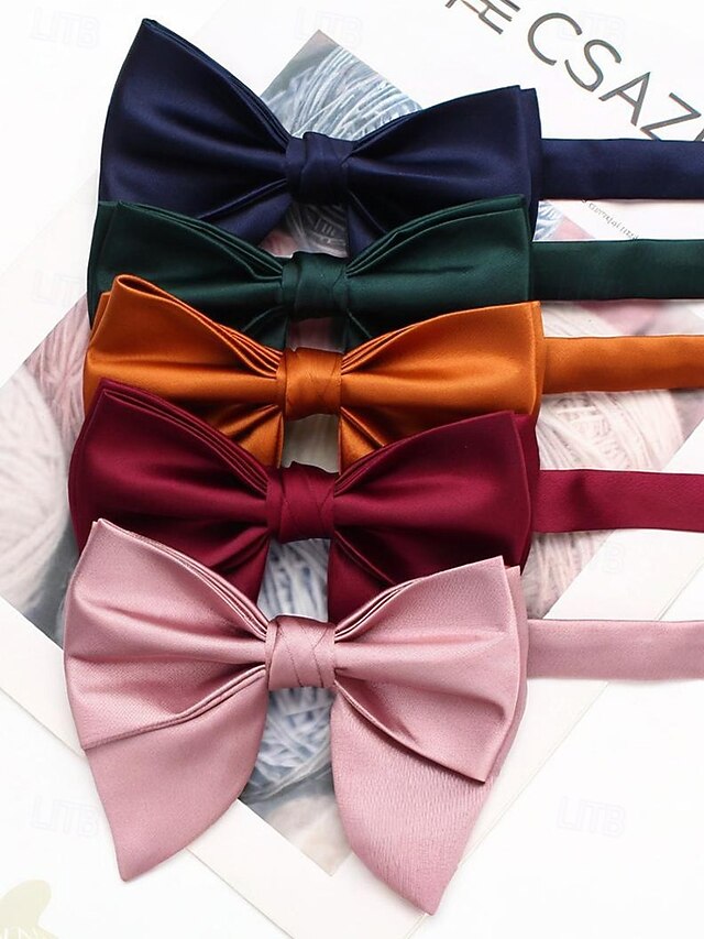 Colors Satin Men's Multiple Bow Tie in