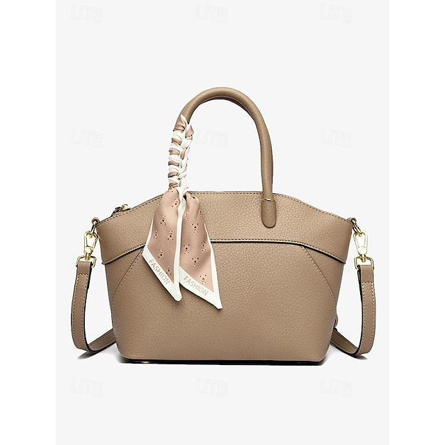 Office Holiday Bag PU Handbag Bucket Women's Daily Leather