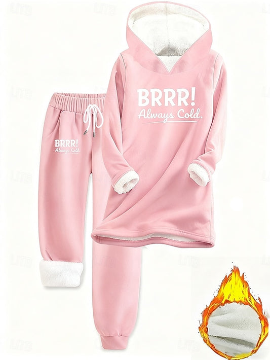 Women's Two Piece Sets Tracksuit Pants Sets Long Sleeve