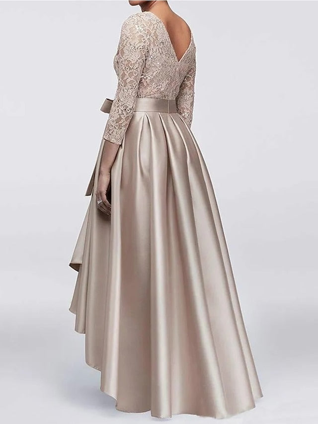 Plus Mother Wedding Size of the A-Line Guest Elegant Bride Dress