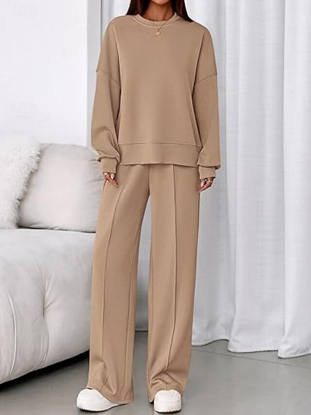 Women's Two Piece Sets Pants Sets Bolero Top Long Sleeve