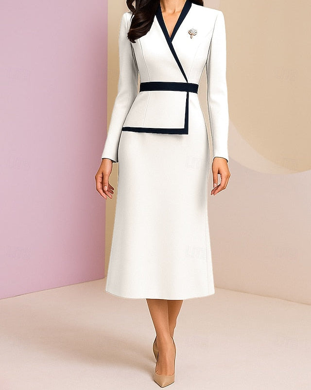 Dress Vintage the / Bride Sheath of Column Formal Mother Elegant