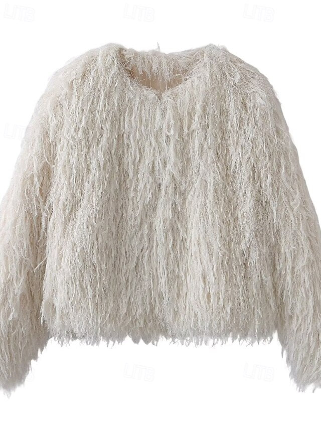 Faux Comfortable Fur Coat Furs Women's Leathers