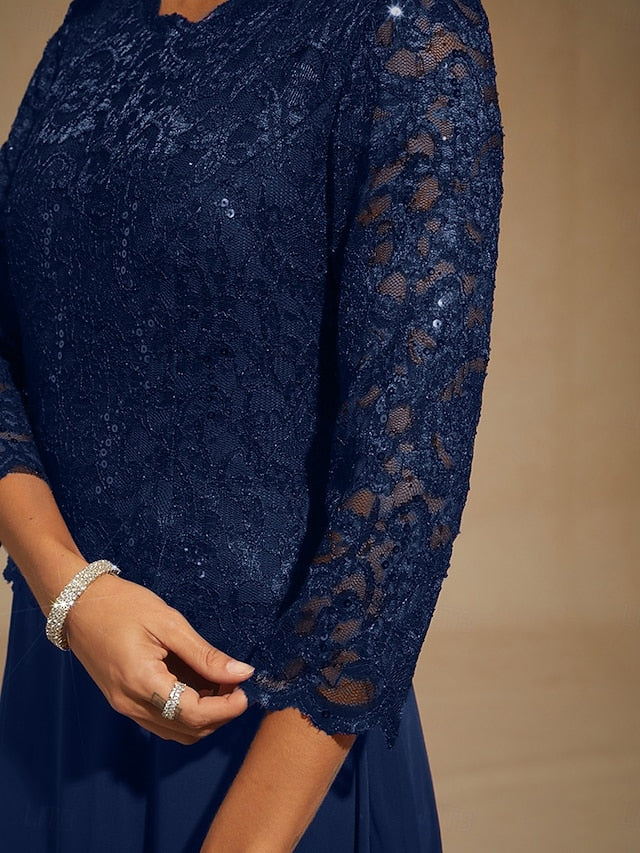 Women's Midi Dress Chiffon Dress A Line Dress Elegant