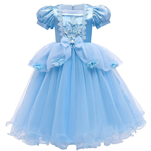 Girl Flower Girls' Movie Dress Princess Cinderella