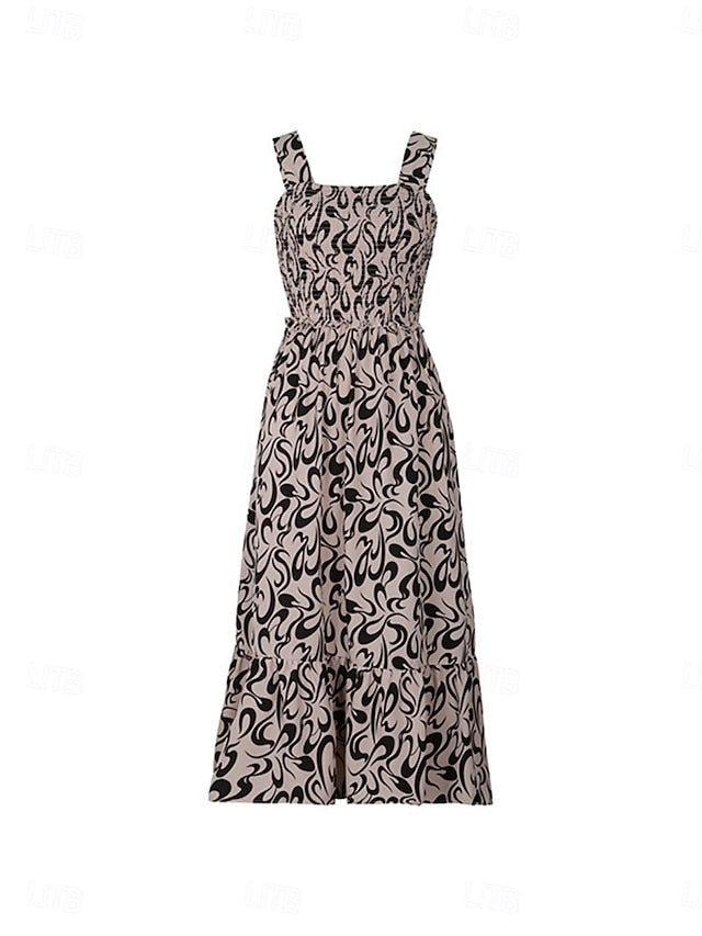 Women's Midi Dress Casual Dress A Line Dress Slip Dress