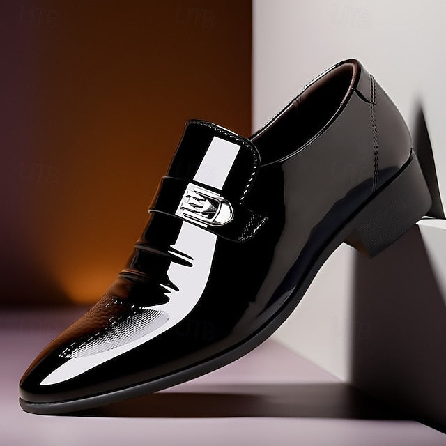 Slip-On – Shoes Men's Patent Classic Leather