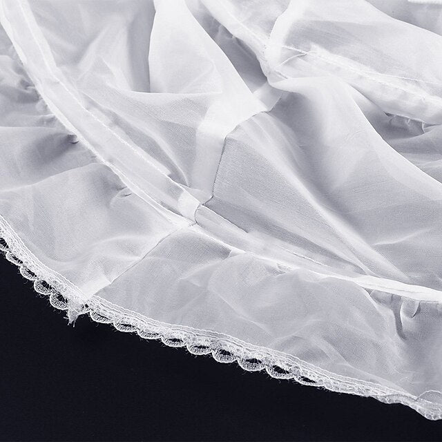Victorian Hoop Ankle Petticoat Under Baroque Length Skirt Rococo