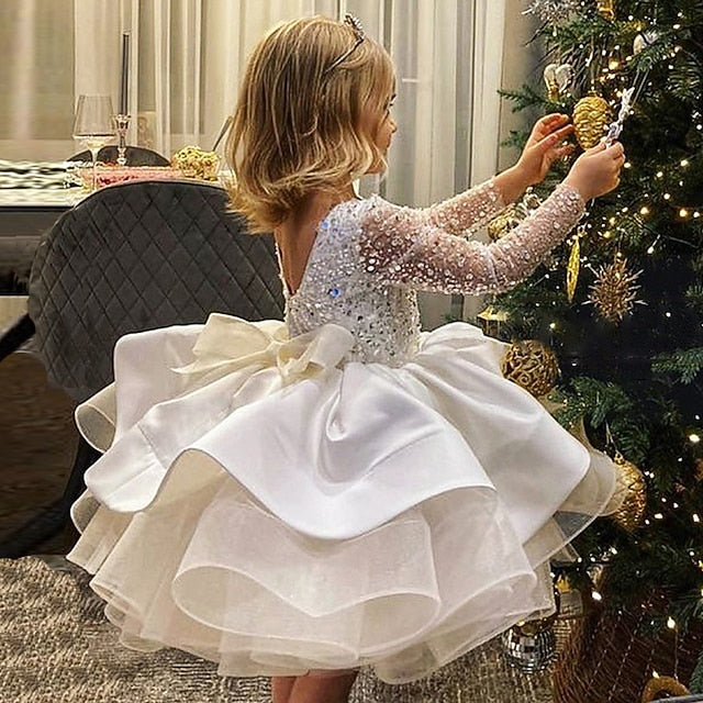 Girl Girls' First Communion Flower Dress