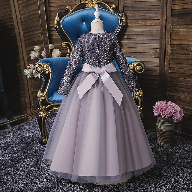 Party Flower Performance Dress Girl Girls'