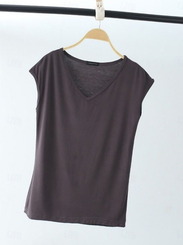 Women's Camisole Tank Top Solid Color Plain Daily