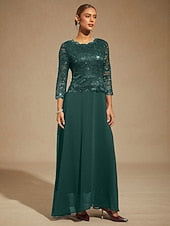 Women's Midi Dress Chiffon Dress A Line Dress Elegant