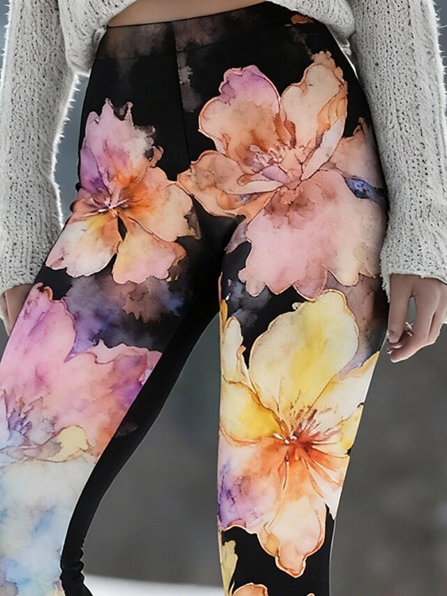 Women's Leggings Cozy Leggings Vacation Casual Full Length