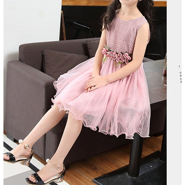 Performance Flower Girl Party Dress Girls'