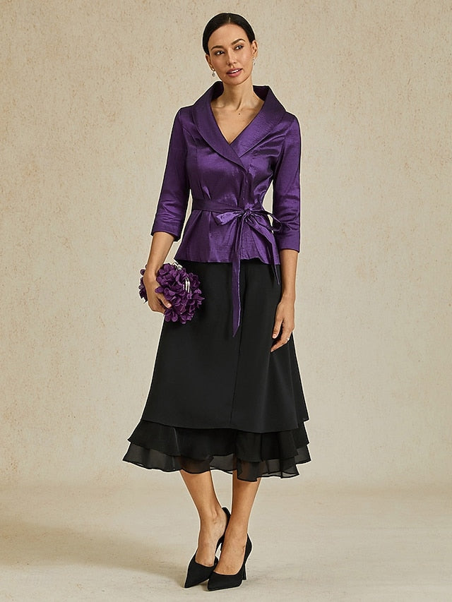 Women's Blouse Evening Tops Solid Color Plain Elegant