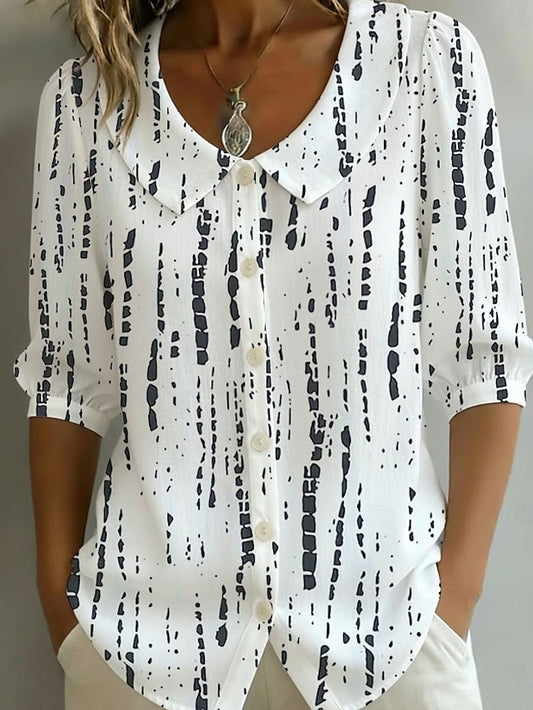 Women's Shirt Boho Shirt Floral Graphic Geometric Elegant