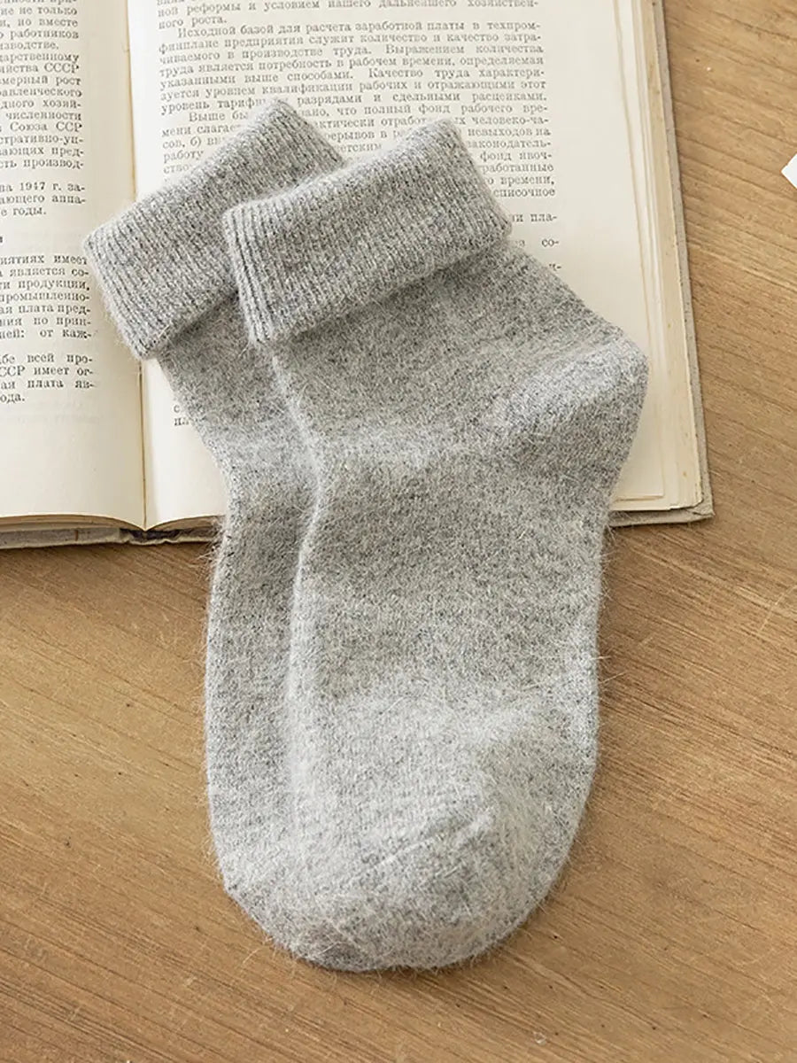 4 Pairs Women Winter Warm Wool Socks Ada Fashion