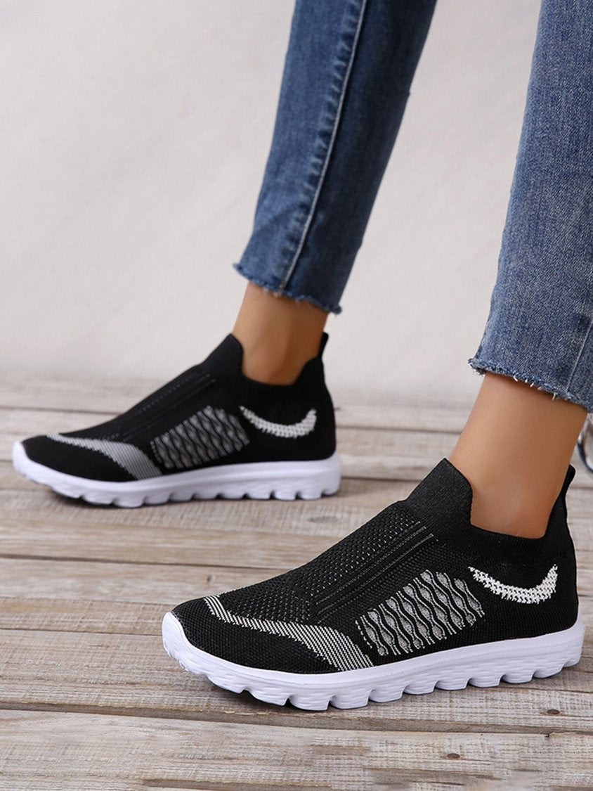 Flyknit Mesh Breathable Lightweight Slip-On Sneakers YY7