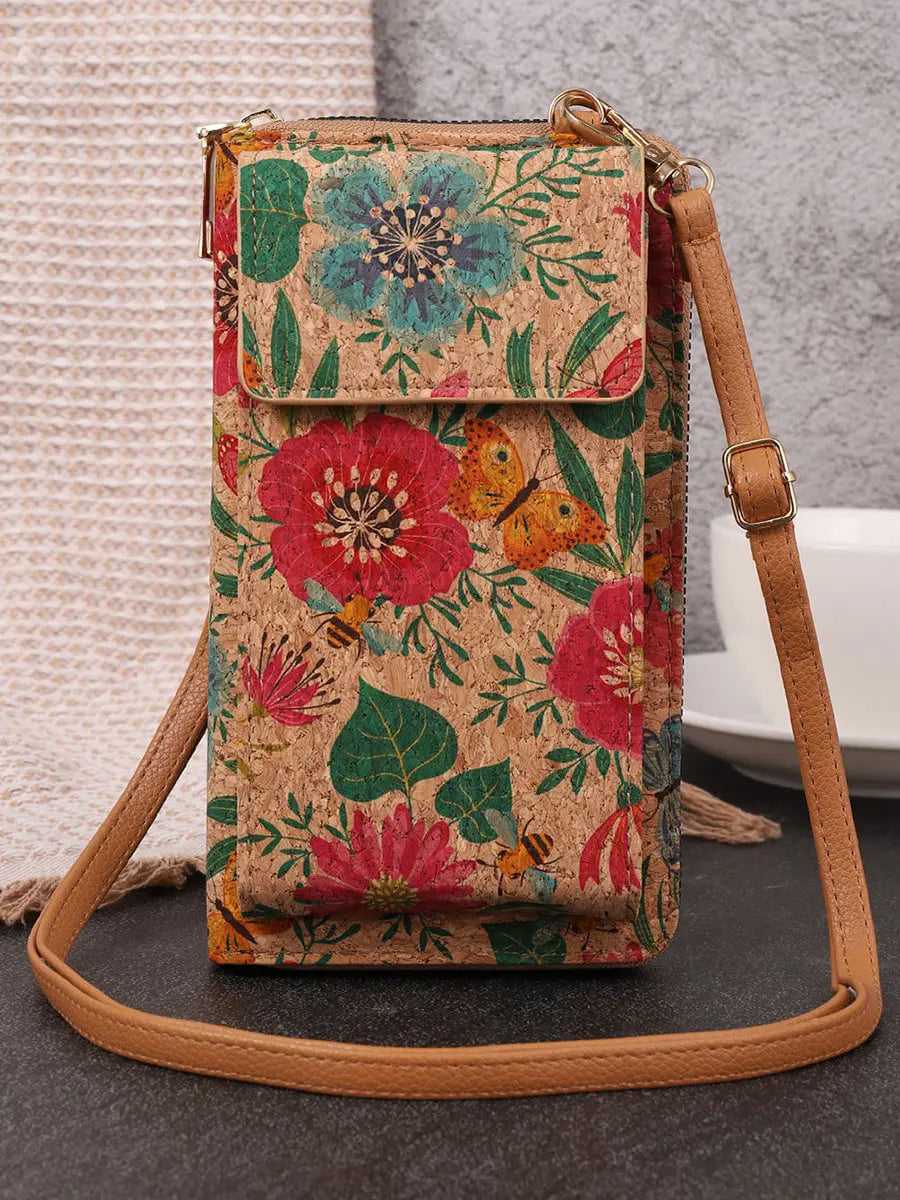 Bohemia Flower Multifunction Mobile Phone Bag Wallet Ada Fashion