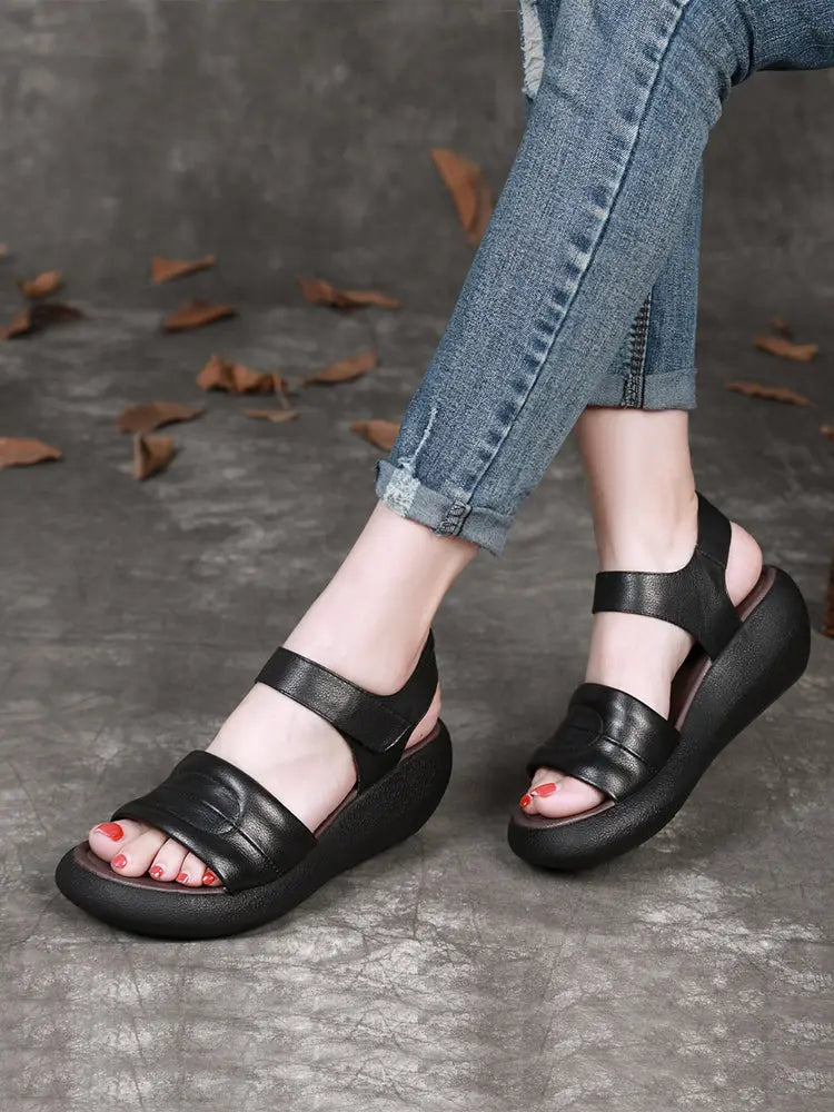 Wedge Heel Retro Summer Women's Sandals Ada Fashion