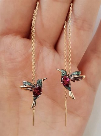 Bejeweled Bird Earrings QAR43