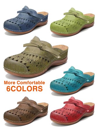 Birkenstocks QAS5 mit Knoten-Ausschnitt im Vintage-Stil